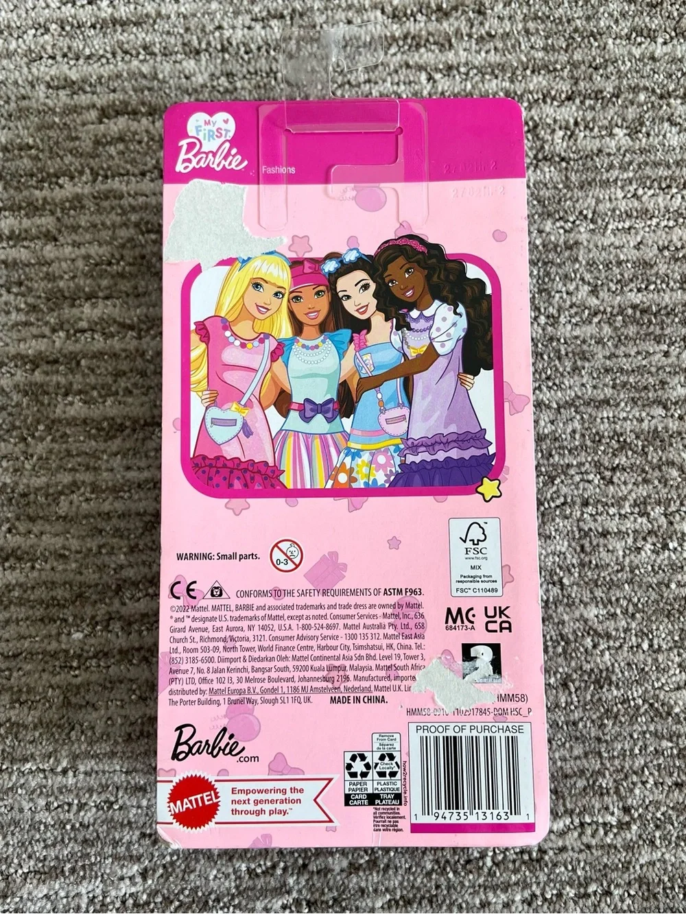 NWT My First Barbie Outfit and Accessories